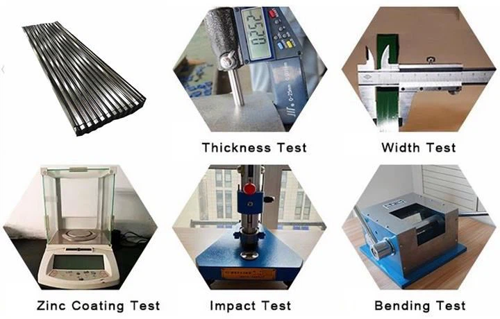 Hot Dipped Aluminum Zinc Roofing Sheet test