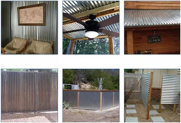 Building Material Aluzinc Metal Roofing Sheet application