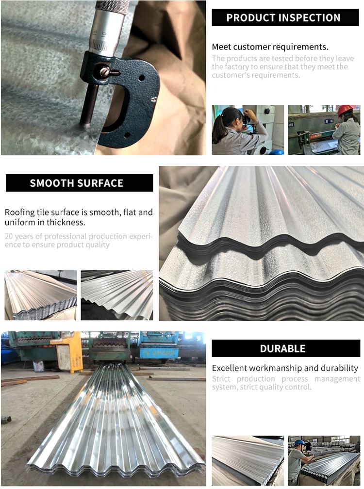 Building Material Aluzinc Metal Roofing Sheet  inspection