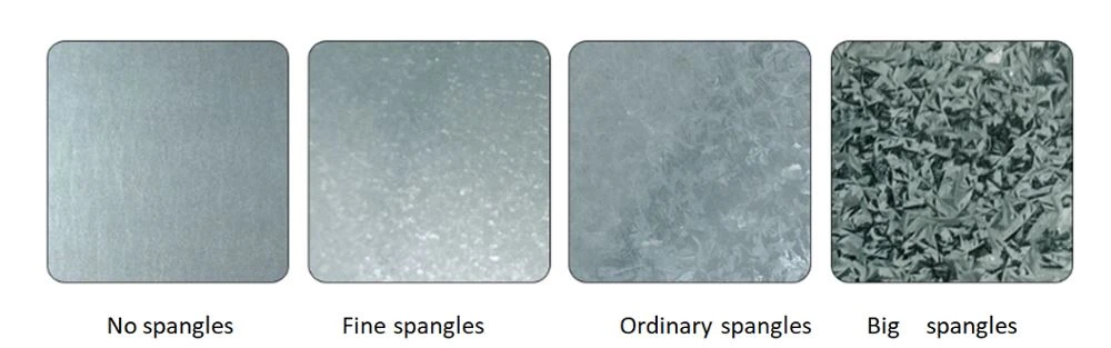 Building Material Galvalume Roofing Corrugated Sheet spangle