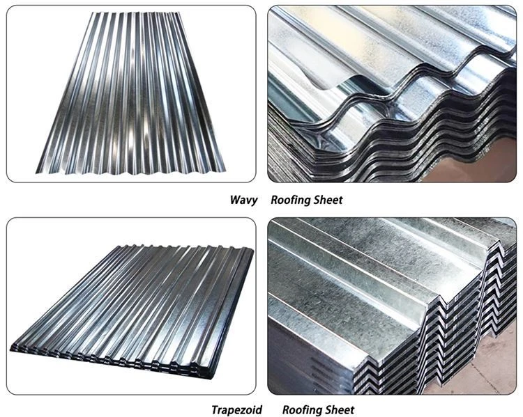 Building Material Galvalume Roofing Corrugated Sheet type