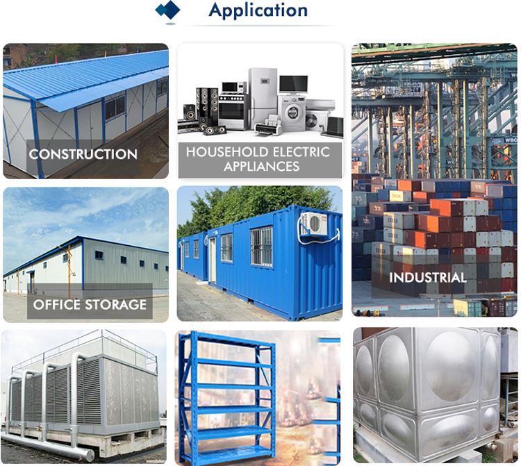 PPGL Color Corrugated Roof Sheet application