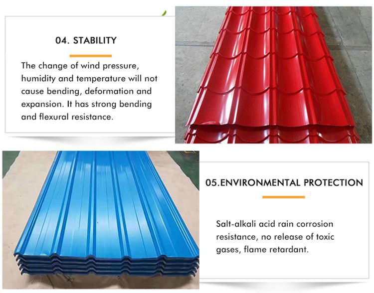 Corrugated PPGL Color Coated Roofing Sheet