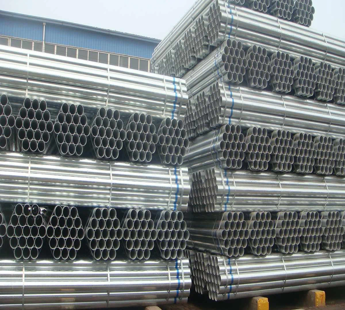 Round-Galvanized-Steel-Pipe Round-Galvanized-Steel-Pipe