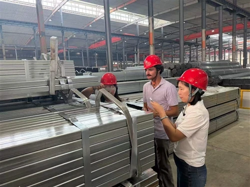 American Customers Visit GNEE STEEL Factory